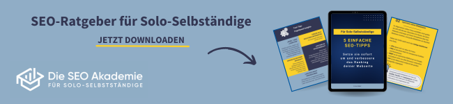 SEO-Ratgeber für Solo-Selbstständige